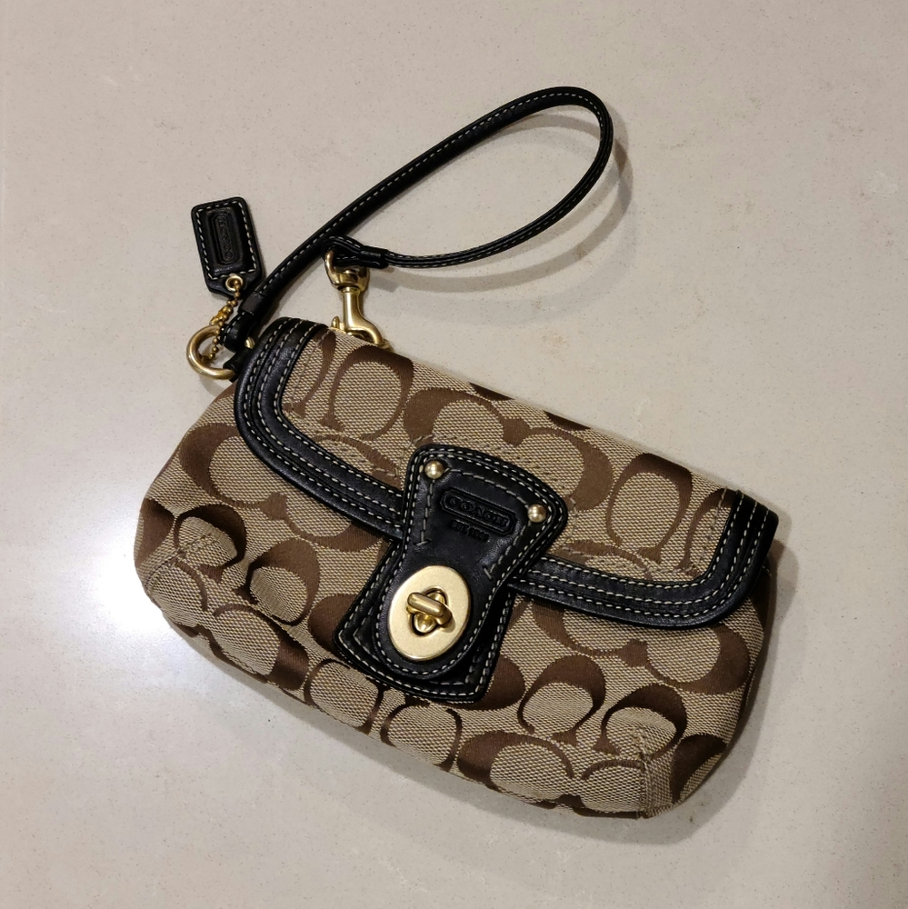Vintage Coach Wristlet